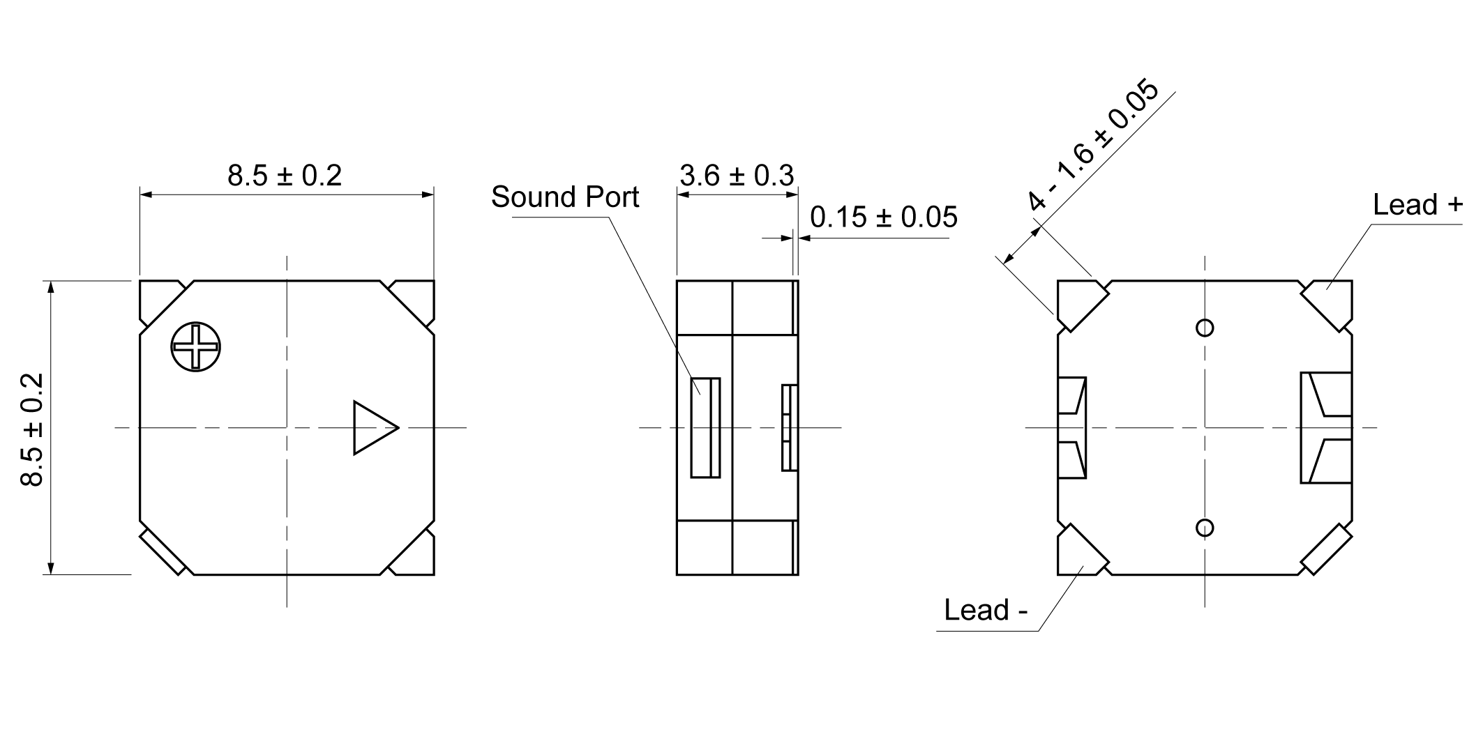 SMB8536-27S3 Mechanical Drawing